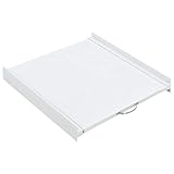 Peso: 6,8 kg vidaXL Kit Apilado de Lavadora y Estante Corredizo Acero Blanco Mueble Colada