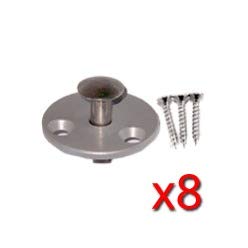 PISCINE CENTER O'CLAIR Option Piton Douille collerette pour Plage Bois x8
