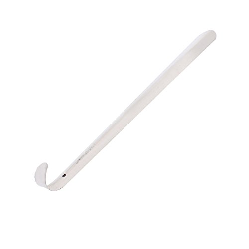 Edelstahl Schuhlöffel Schuhanzieher Lifter 41cm 16 "Lange Silber