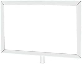 Lawrence metal FRAME-NOSC-1P-0711HD-H Heavy Duty Horizontal Frame, Polished Chrome, 7" x 11"