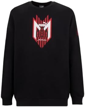 AC Milan Felpa Ftbl Icons, Prodotto Ufficiale, Unisex, Nero Girocollo, S
