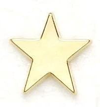 MERIT STAR SCHOOL BADGE 16MM GOLD SB036