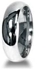Loveplatinum New Platinum Light Court Wedding Band, Width- 5mm, Size- I