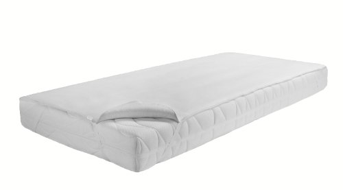 Dormisette 67-00 wasserundurchlässige Molton-Matratzenauflage 140 x 200 cm, weiß