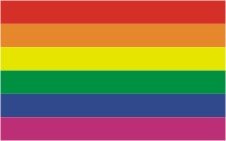 Flagge 90 x 150 : Regenbogen Pride