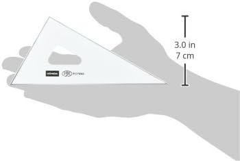 Triangular ruler 15 cm x 2 mm chamfering 1521