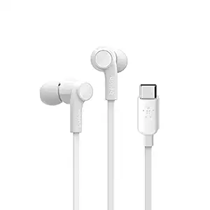 Belkin G3H0002btWHT Wired in Ear Headphone with Mic (White)