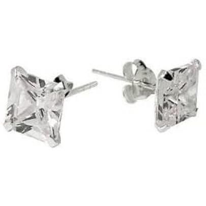 Orecchino Borchia Uomo In Argento 925 Placcato Nero - Foto 7