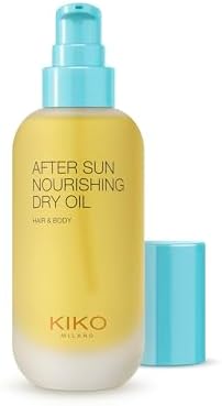 KIKO Milano After Sun Nourishing Dry Oil, Olio Secco Corpo E Capelli Idratante E Nutriente