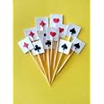 LUDALY Party Decoration Card Party Casino Tooth Picks – 26PC
