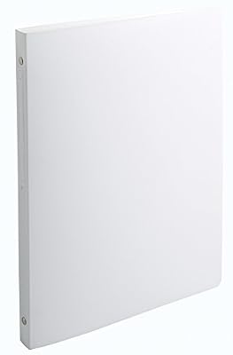 Exacompta 51185E Classeur Polypro Format A4 Souple 4 Anneaux de 15 mm Dos de 20 mm Blanc