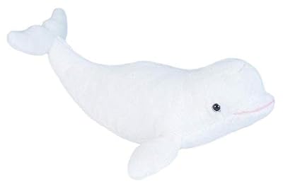 Wild Republic Republic-22447 Peluche Béluga Cuddlekins Mini, Jouets, 20cm, 22447, Blanc, 20 cm