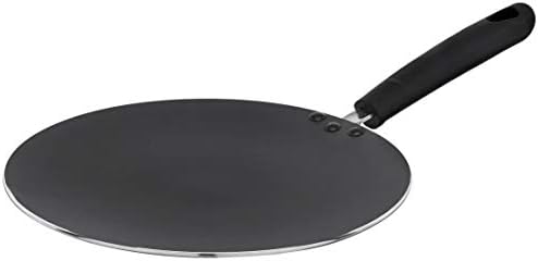 Amazon Brand - Solimo Non-Stick Concave Tawa, 25cm, Black
