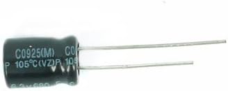 680uF 6.3V Aluminium Electrolytic Radial Capacitor 105° C (Pack of 10)