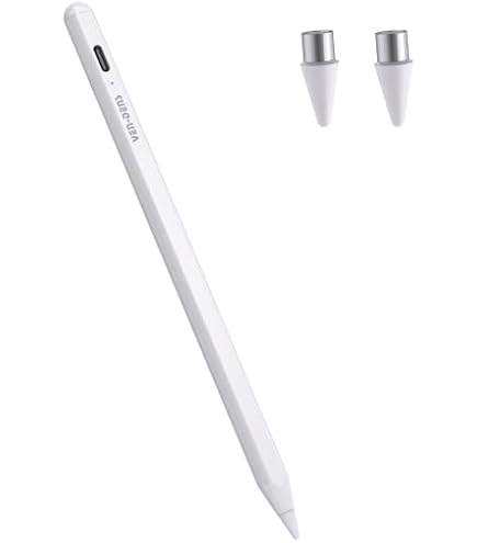 ESR Penna Stilo per iPad con sensibilità all'inclinazione, Pencil per Apple iPad 10/9/8/7/6, PRO 11, PRO 12.9, Mini 6/5 e iPad Air 5/4/3, Zero segni della Mano sullo Schermo, Aggancio Magnetico, Nero