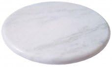 Pure spotless White Marble Chakla Roti/Chapati Maker Roller Circular Round Board, Cheese Platter, Serving Tray, Chapati Flatbread Tortilla presser