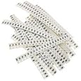 GURU ELECTRONICS SMD resistors Pack 10 values size 0805 most commonly used 10ohm,100ohm,470ohm,1kohm,2.2kohm,3.3kohm,4.7kohm,10kohm,33kohm and extra 750Kohm, 0ohm