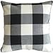 Produktbild B Lyster shop Black White Checkers Plaids Cotton & Polyester Soft Zippered Cushion Throw Case Pillow Case Cover
