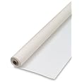Daler-Rowney Canvas Roll, Medium Grain, 335 gsm, 43.31 x 196.85in - 110 x 500 cm, White