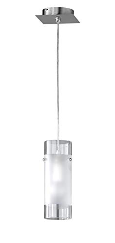 Wofi 745804640000 Max - Lámpara de techo colgante (60 W), color níquel