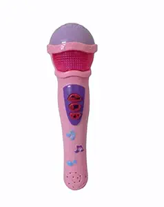 RISHI QUALITY Musical Microphone Singing Mike Toy With 3D Colourful Lights for little ,Girls, Boys, kids. Voice mic sound For Kids. Best Birthday Gift, Birthday Return Gift. Only For Playing Purpose(Multi colour)