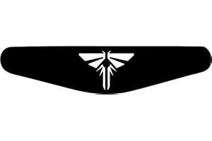 DECUS SHOP Decus-Shop Play Station PS4 Lightbar Sticker Aufkleber The Last of Us (schwarz)