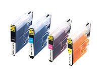 iColor ColorPack für Brother (ersetzt LC980/LC1100), BK/C/M/Y - 2