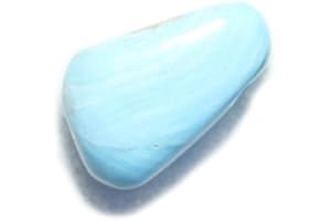 ULRIKE SCHMITT EDELSTEINKREATIONEN Hemimorphit hellblau Edelstein Anhänger Kettenanhänger Trommelstein gebohrt
