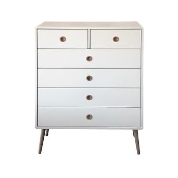 Steens Soft Line Designer Retro 4 2 Chest Of Drawers White Oak