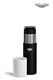 Original BMW Mini Lifestyle Collection New Mini Wing Logo Reise-Isolierflasche