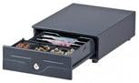 METAPACE META-K4S K-4 3/3 Black 245 x 320 x 105mm Slide-Out Coins:3 Notes:3 incl.: RJ12 connection - (POS & Barcode Solutions > Point Of Sale Solutions)