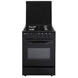 Oceanic oceacm6060b8 - cuisiniere Table Mixte gaz/électrique-4 foyers-Four Convection naturelle-65 l-a-l 60 x h 85cm-Noir