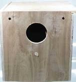Wood Nesting Box - 9"w x 11"L x 9.5"H For Cockatiels