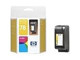 HP HP Cartucho Tricolor de inyección de Tinta HP 78 78 Inkjet Print Cartridges, 0.17 kg (0.375 Libras), 0.116 ­ 0.125 kg (0.256 ­ 0.276 Libras)