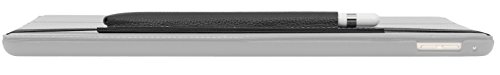 StilGut Pencil-Halter für Apple 12,9″ iPad Pro aus echtem Leder. Stift-Halterung zur sicheren Aufbewahrung des Apple Pens, Schwarz - 6