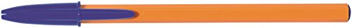 BIC Kugelschreiber Orange fine / 20 Kulis in Blau / Strichstärke 0,35 mm – fein / Dokumentenecht - 2
