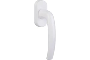 Hoppe STAN1249 Atlanta Blanc CIE, Poignée fenêtre à Ouverture oscillo-battante, Fixation : Non Visible, par vis filetées M5