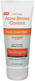 Neutrogena Oil-Free Acne Stress Control Power-Cream Wash 175 ml