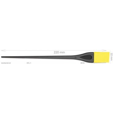 Cosmetics United Pro Pinceau silicone coloration cheveux 22 mm