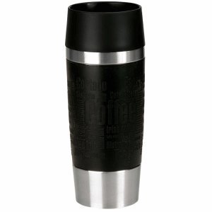 Preisvergleich Produktbild Emsa Isolierbecher Travel Mug 0,36l schwarz / silber