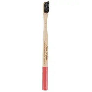 Soapworks The Environmental Bamboo Tooth Brush, Eco-Friendly, Compostable, Infused Charcoal Bristles, Non Toxic (Adult)