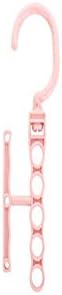 360 Degree Rotating Multifunction Racks Magic 5 Claw Hook Rotating Rack Scarves Shoe Closet Organizer Bag Hanger(Lotus Root Color)