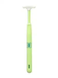 Mee Mee Tender Tongue Cleaner Brush (Single Pack, Green)