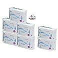 Dresz Airiz Active Oxygen & Negative Ion Soft-Cotton Sanitary Pads For Night Use Pack Of 7 (56 Pieces)