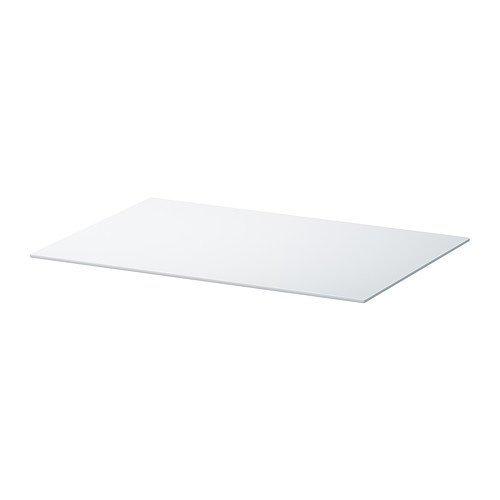 Preisvergleich Produktbild IKEA BESTA - Top-Panel, Glas weiß