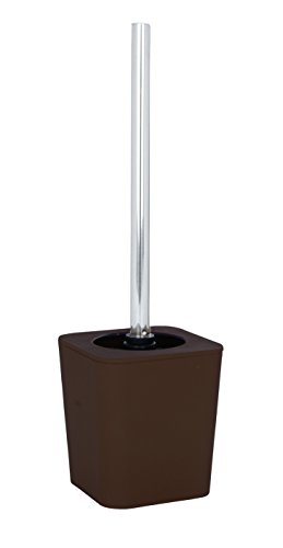 WENKO 19949100 WC-Garnitur Rainbow Brown - Soft Touch, Kunststoff - Polystyrol, 11.5 x 39 x 11.5 cm, Braun
