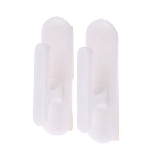 Preisvergleich Produktbild Life 2 Pcs Haken Selbstklebend Wandhaken Handtuchhaken Bademantelhaken Gebürstetes Edelstahl Haken Bad Küche Für Den Haushalt Bad / Dusche Kleider,Handtuch,Hüte