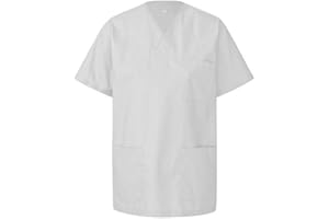 FaPak Bequemer Kasack für Damen & Herren I Funktionaler Kasack Damen Pflege I Pflegeleicht, Atmungsaktiv, mit praktischen Taschen bis 7 XL