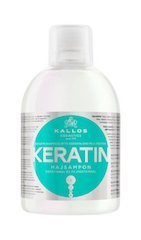 Kallos Keratin Shampoo mit Keratin und Milchprotein für trockenes, brüchiges und chemisch behandeltes Haar - Keratin Shampoo with Keratin and Milk protein