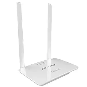 pekdi LV-WR07 300Mbps Wireless Router High-Speed WiFi Router with 2 External Antennas Easy Setup White EU Plug
